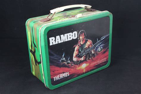 rambo metal lunch box value|rambo metal lunch box vintage for sale .